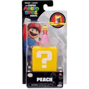 Super Mario Movie Question Block Mini Figure - Peach