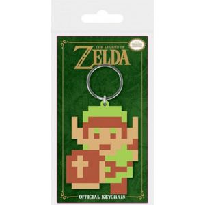 The Legend of Zelda - 8-Bit Link Rubber Keychain