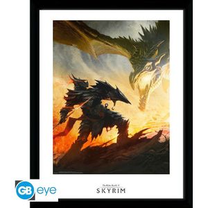 Skyrim Framed Print - Daedric Armor