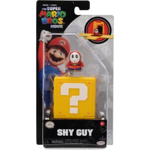 Super Mario Movie Question Block Mini Figure - Shy Guy