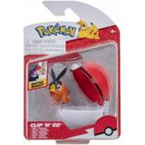 Pokemon Figure - Tepig + Poke Ball (Clip 'n' Go)