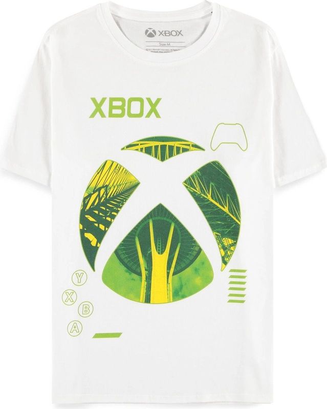 Microsoft - Xbox Difuzed - T-shirt - Cranberry - Classic Silhouetted Icons