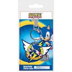 Sonic the Hedgehog - Sonic Wing Logo Rubber Keychain