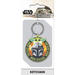 Star Wars - The Mandalorian Rubber Keychain