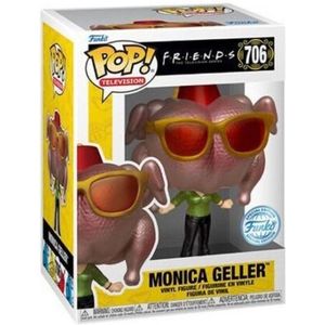 Friends Funko Pop Vinyl: Monica Geller with Chicken (Metallic)