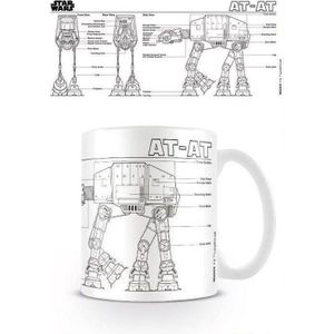 Star Wars Mug - AT-AT Sketch