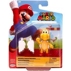 Super Mario Action Figure - Koopa Paratroopa with Wings (Red)