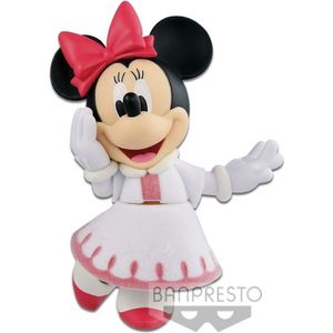 Disney Characters Fluffy Puffy Figure - Minnie (Ver. A)
