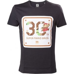Super Mario Bros 30th Anniversary T-Shirt Black