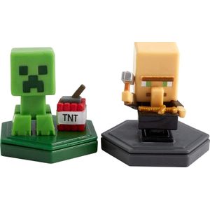 Minecraft Earth Boost Mini Figures 2-Pack - Villager & Creeper