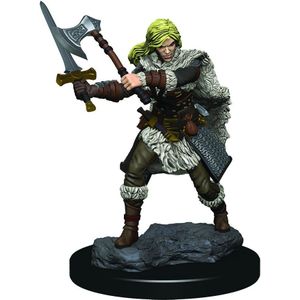 Dungeons & Dragons Icons of the Realms - Female Human Barbarian Premium Figure