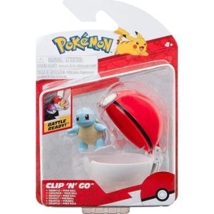 Pokemon Figure - Squirtle (Action Pose) + Poke Ball (Clip 'n' Go)