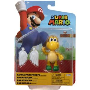 Super Mario Action Figure - Koopa Paratroopa with Wings (Green)