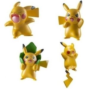 Pokemon 20th Anniversary Pikachu Figure 4-pack 2