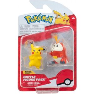 Pokemon Battle Figure Pack - Pikachu & Fuecoco