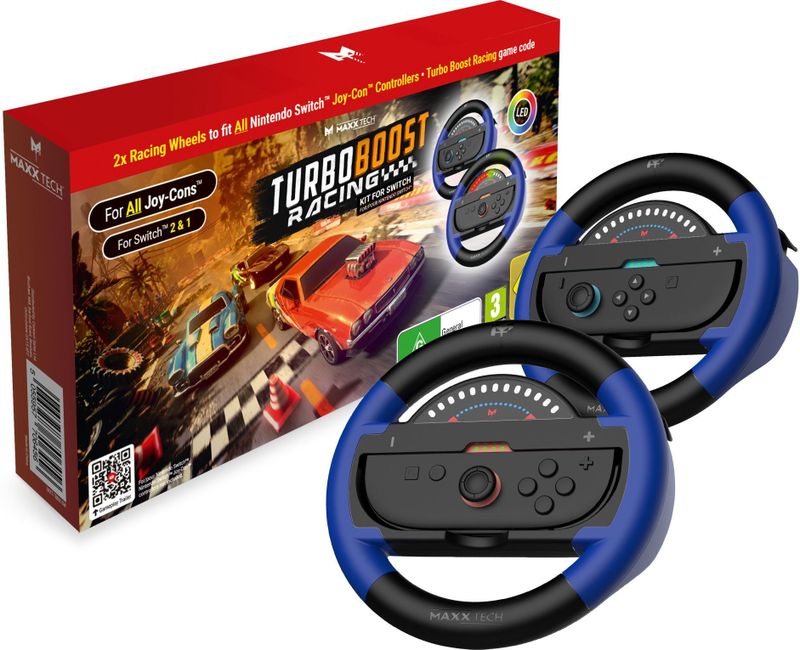 Maxx Tech - Turbo Boost Racing Kit - Gameaccessoire - Compatibel met Nintendo Switch