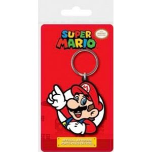 Super Mario - Mario Profile Rubber Keychain