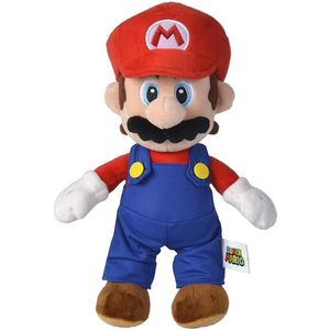 Super Mario Mario Pluche 30cm - Knuffel