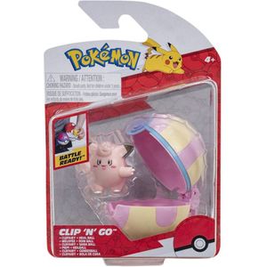 Pokemon Figure - Clefairy + Heal Ball (Clip 'n' Go)
