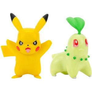 Pokemon Battle Figure Pack - Pikachu & Chikorita