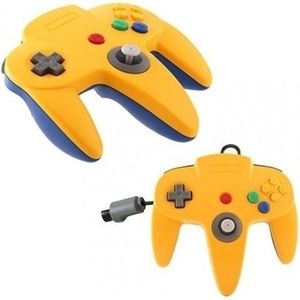 Nintendo 64 Controller Blauw/Geel (Teknogame)