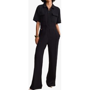 Lune Moon Classic Cargo Overall Zwart  Jumpsuit