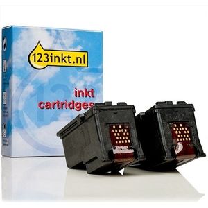 Aanbieding: 2 x Canon PG-512 inktcartridge zwart (123inkt huismerk)