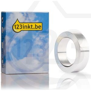 Dymo S0720160 / 31000 Rhino aluminium tape niet-klevend zilver 12 mm (123inkt huismerk)