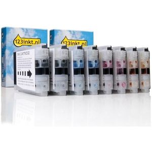 Inktpatroon Aanbieding: 123inkt huismerk vervangt 2x Brother set LC-1000 serie
