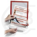 Durable Duraframe informatiekader A4 zelfklevend rood (2 stuks)