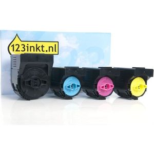 Toner Canon aanbieding: C-EXV 21 BK, C, M, Y zwart + 3 kleuren (123inkt huismerk)