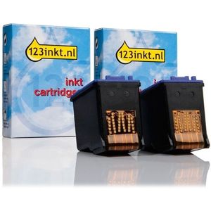 Inktpatroon 123inkt huismerk vervangt HP 22 (C9352AE) dubbelpak kleur