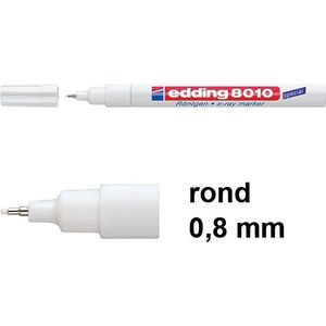Edding 8010 x-ray marker wit (0,8 mm rond)