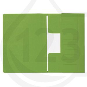 Jalema Secolor kartonnen 3-klepsmap groen folio XL (10 stuks)
