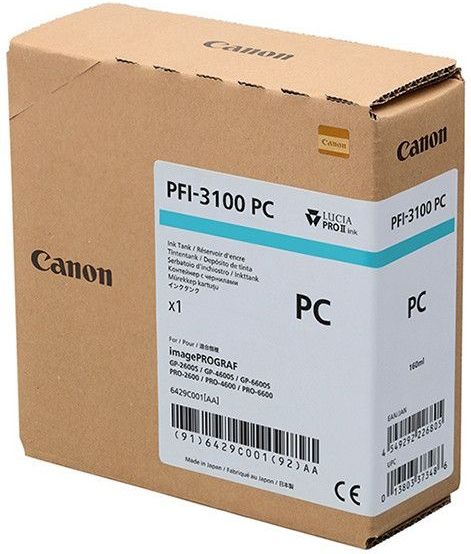 Canon PFI-3100PC inktcartridge foto cyaan (origineel)