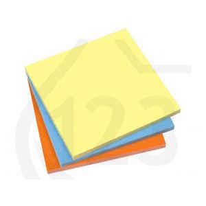Sigel static notes assorti kleur 10 x 10 cm 3 sets  (3 x 100 vellen)
