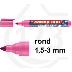 Edding 360 whiteboard marker roze (1,5 - 3 mm)