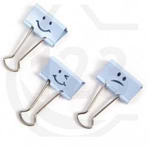 Rapesco Emoji papierklem 32 mm powder blue (20 stuks)