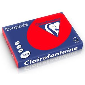 Clairefontaine gekleurd papier koraalrood 160 g/m² A3 (250 vellen)