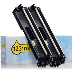 123inkt huismerk vervangt HP 94A (CF294A) toner zwart dubbelpak