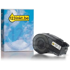 Brady M21-750-488 tape polyester zwart op wit 19,1 mm x 6,40 m (123inkt huismerk)