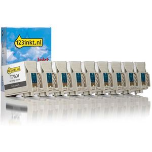 Inktpatroon Epson aanbieding: T760-serie 4x zwart + 5 kleuren (123inkt huismerk)