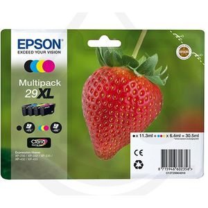 Inktpatroon Epson 29XL (T2996) multipack 4 kleuren hoge capaciteit (origineel)