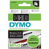 Dymo S0720910 / 45811 tape wit op zwart 19 mm (origineel)