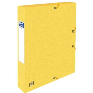 Oxford elastobox Top File+ geel 40 mm (300 vellen)