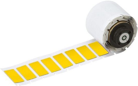 Brady M6-02-7593-YL gelamineerde polyester labels geel 27 mm x 12,45 mm (origineel)