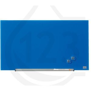 Nobo Widescreen magnetisch glasbord 67,7 x 38,1 cm blauw
