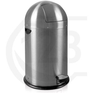 EKO Kickcan vuilnisbak (33 liter, mat RVS)