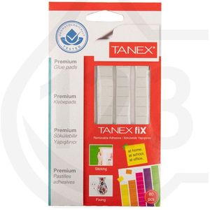 Tanex verwijderbare kleefpads (80 stuks)