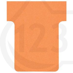 Nobo T-kaarten oranje maat 1,5 (100 stuks)